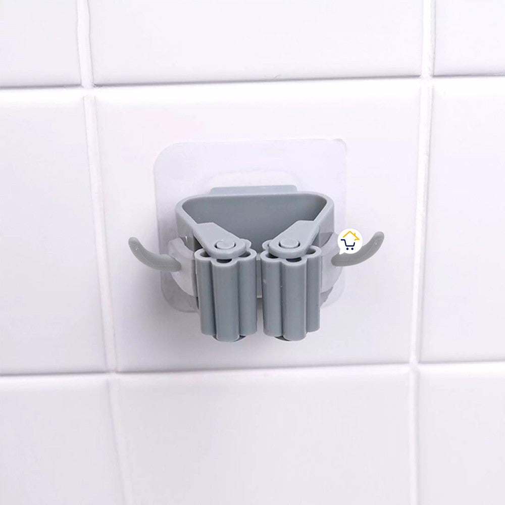 Soporte Trapeador Escoba Organizador De Baño XS806