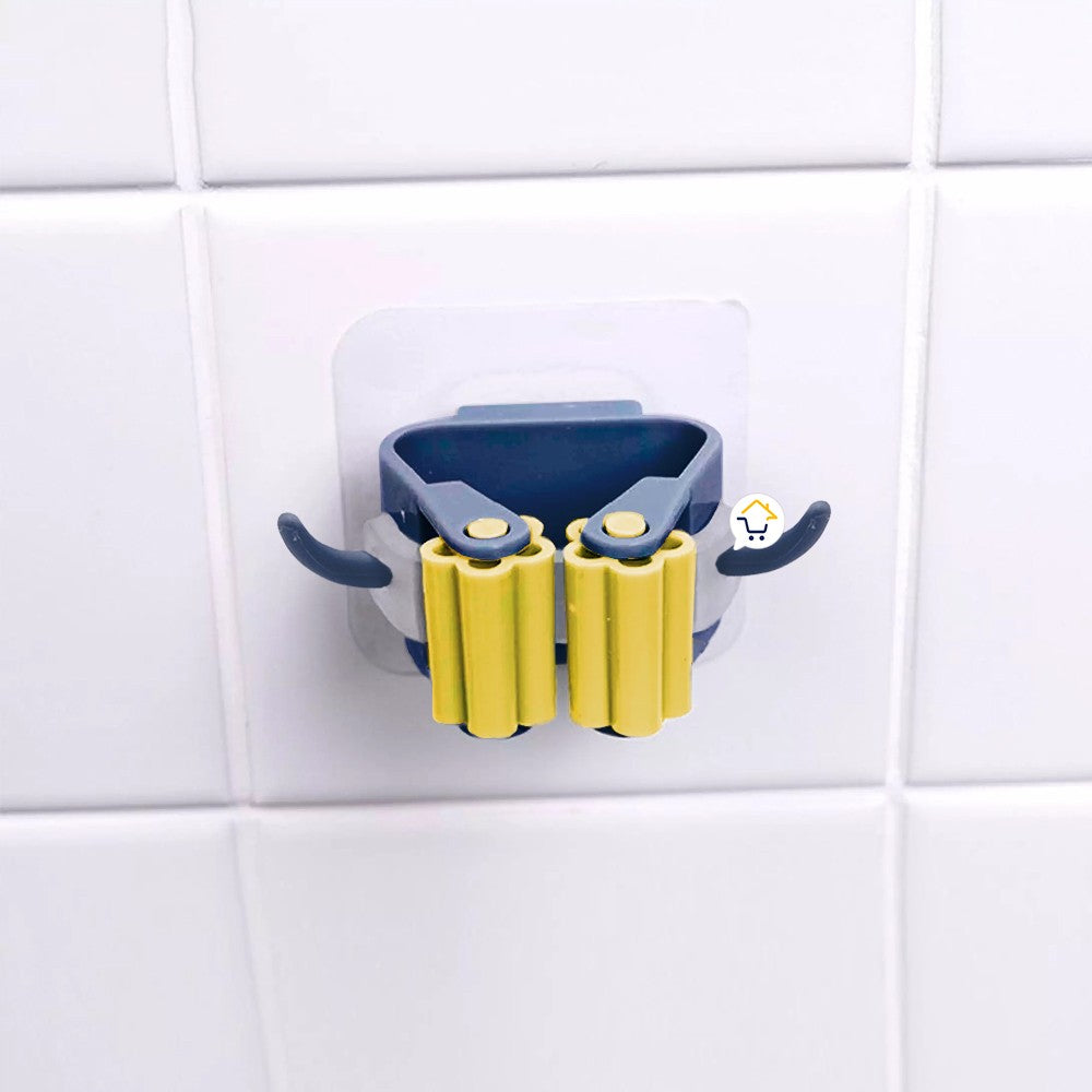Soporte Trapeador Escoba Organizador De Baño XS806