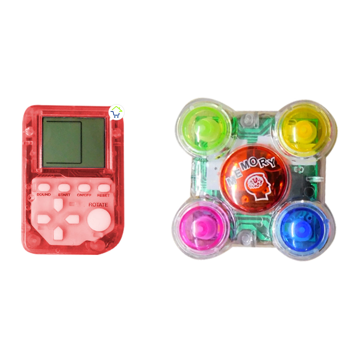 Mini Consola +Juego de Memoria Portable Llavero  8S5B