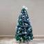 Árbol Navidad Fibra Óptica 1.80 M Moños Faroles Tupido 2090-180