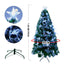 Árbol Navidad Fibra Óptica 1.80 M Moños Faroles Tupido 2090-180