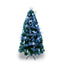 Árbol Navidad Fibra Óptica 2.10 M Moños Faroles Tupido 2090-210