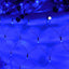 Luces Malla LED 200 Luces 2x1 M Luz Navidad Azul Cable Verde LCHB180AZ