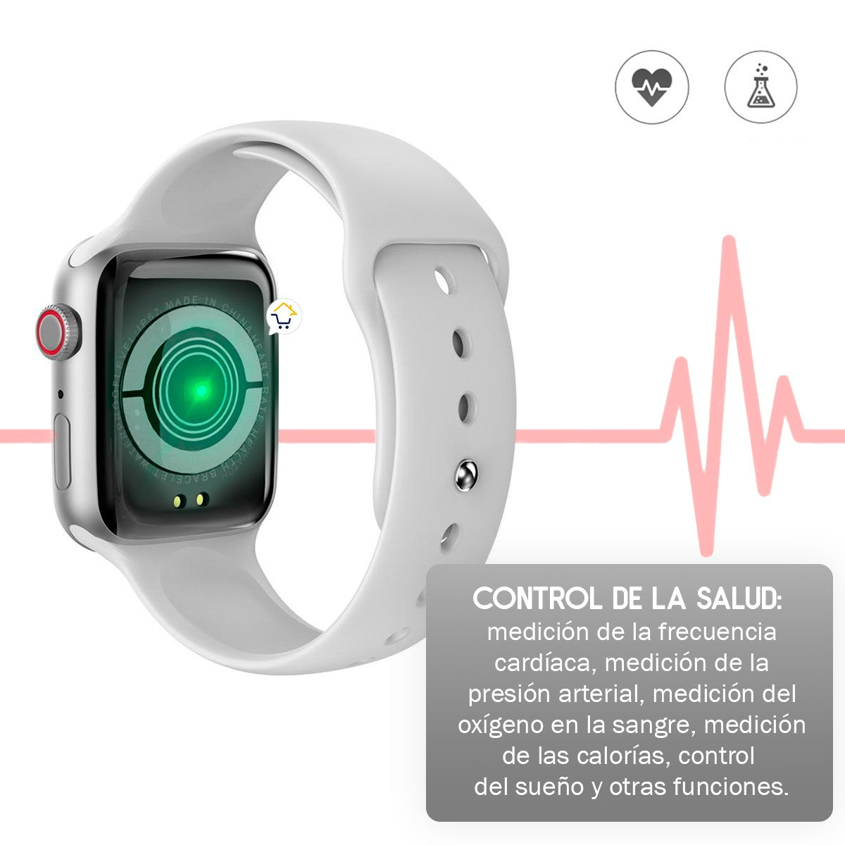 Reloj Inteligente Smartwatch X7 Bluetooth Android iPhone SWX7