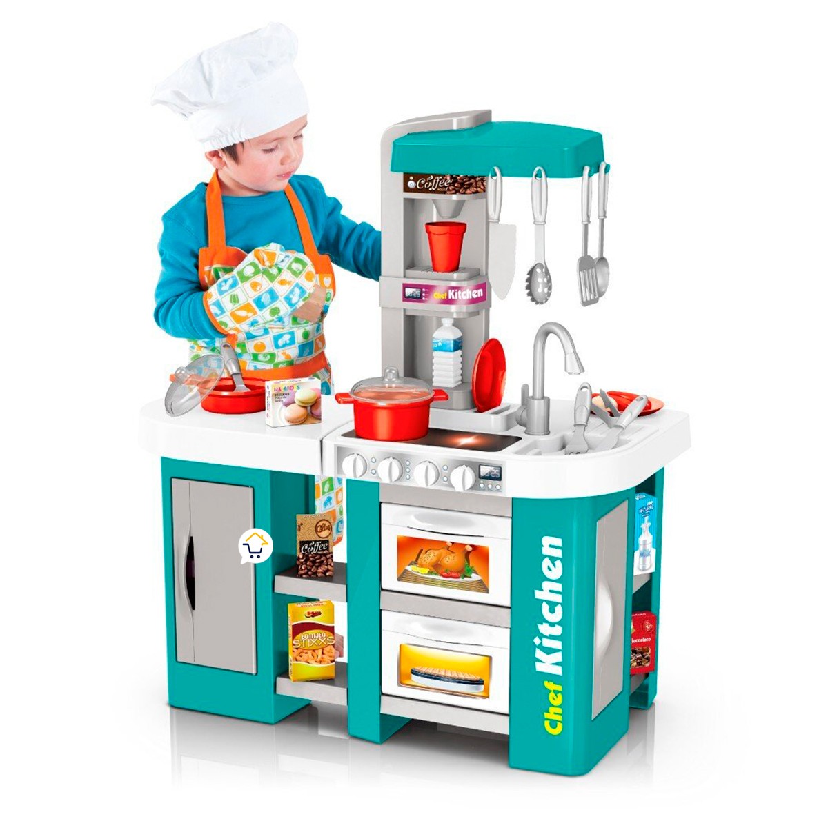 Cocina Infantil Grande Completa Con Luces y Sonidos 92243