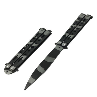 Navaja Mariposa Camuflada Cuchillo Portátil Liviano Defensa Táctico NA278