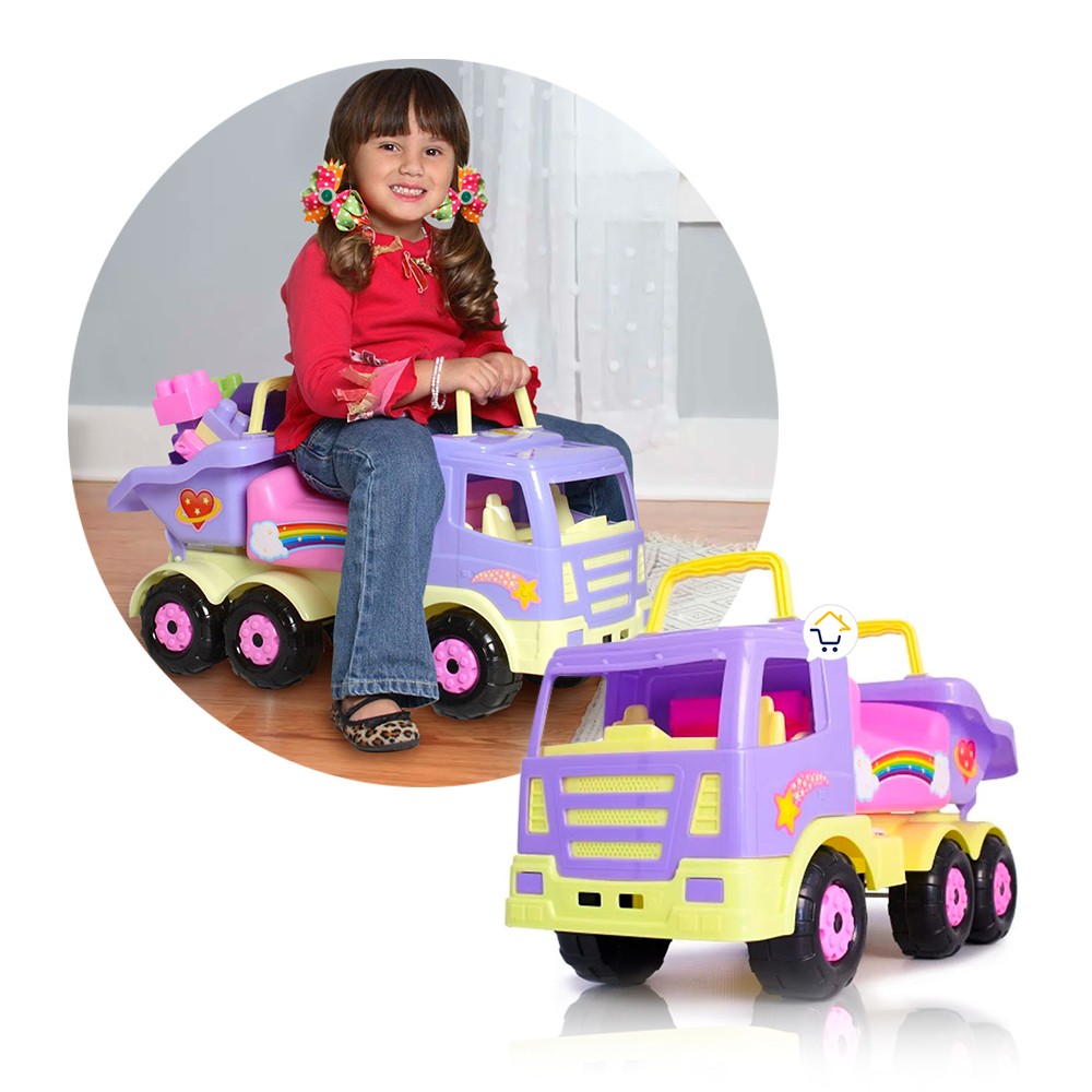 Camión Montable Truck Andadera Juguete Infantil Niñas PF960-2