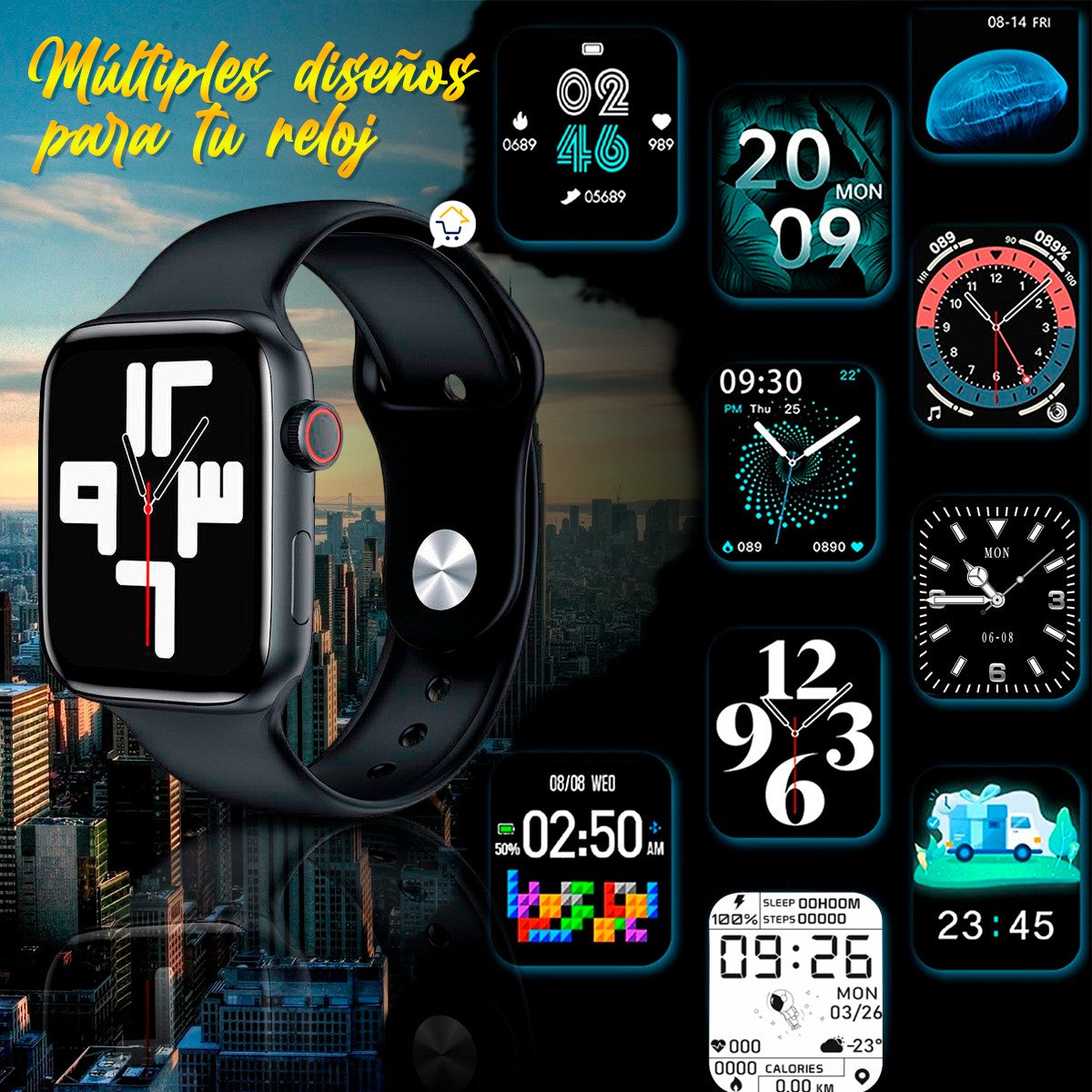 Reloj Inteligente Smartwatch Serie 6 Bluetooth Android iPhone HW22