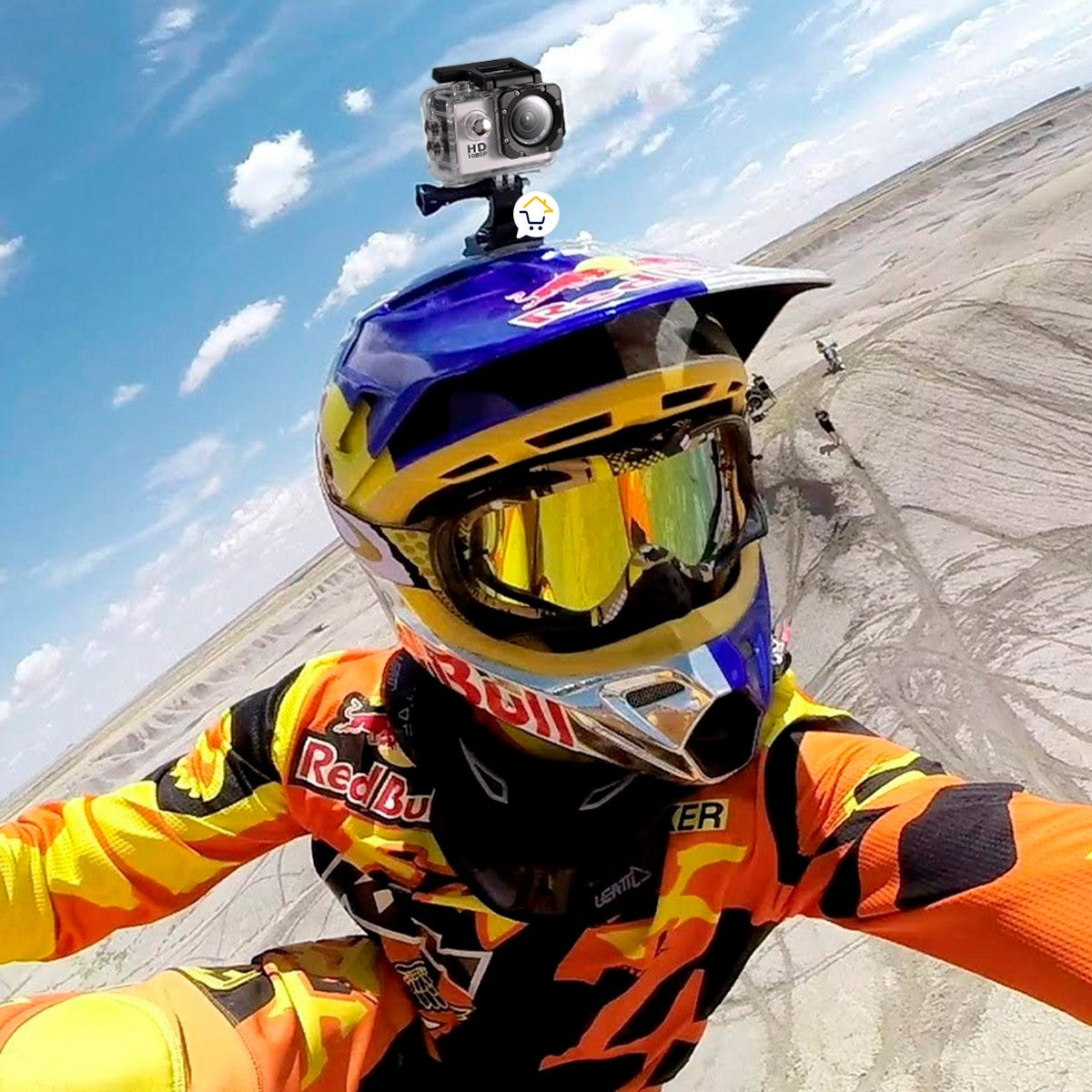 Cámara Deportiva Sumergible Full Hd 1080p Accesorios Sport JG05 – Cómpralo  en casa