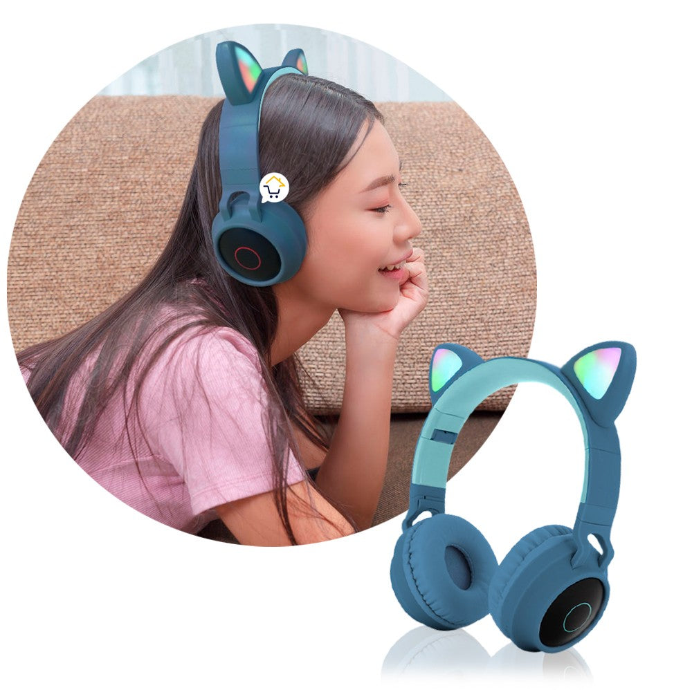 Diadema bluetooth con orejas de online gato