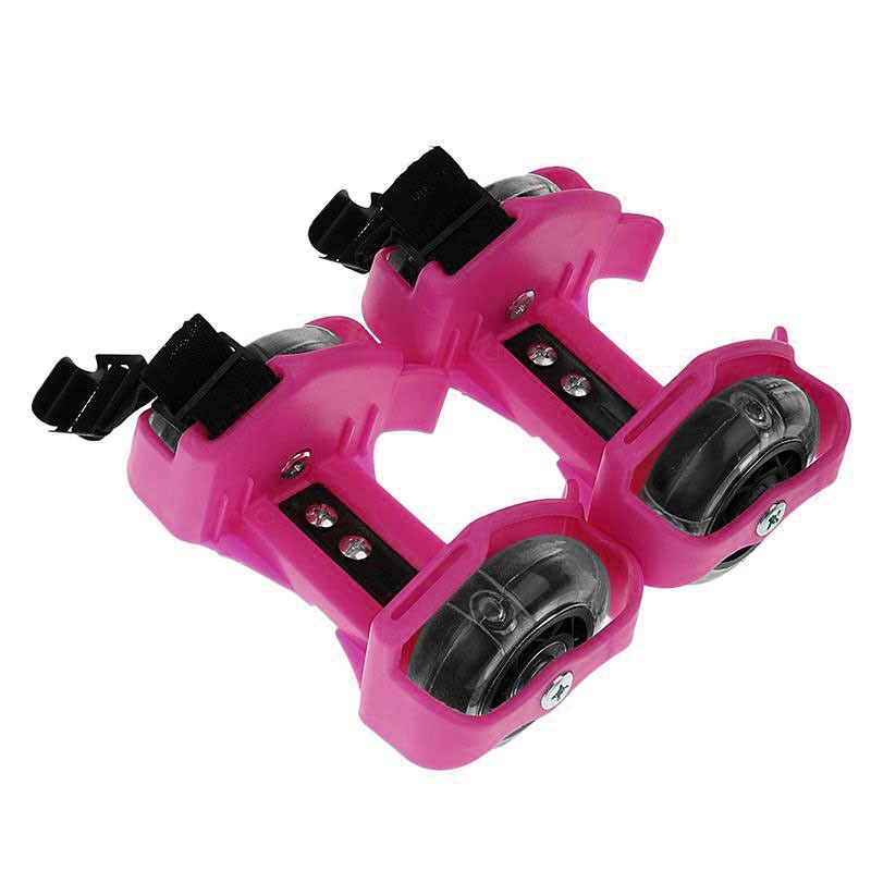 Patines Luminosos Ajustables Para Zapatos Flashing Roller PL01