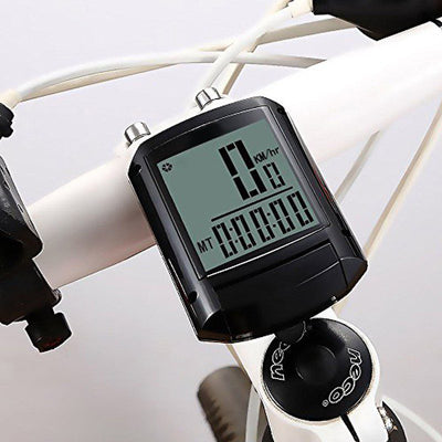 Cateye Alámbrico Bicicleta Velocímetro LED Odómetro Reloj LCD NA511