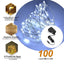 Luces Micro Led Decoración Luz Navidad X 100 Luces Blanca