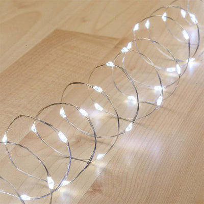Luces Micro Led Decoración Luz Navidad X 100 Luces Blanca