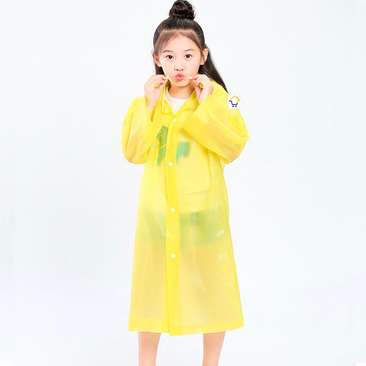 Impermeable Capucha Niños Abrigo Protección Lluvia TY875