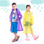 Impermeable Capucha Niños Abrigo Protección Lluvia TY875