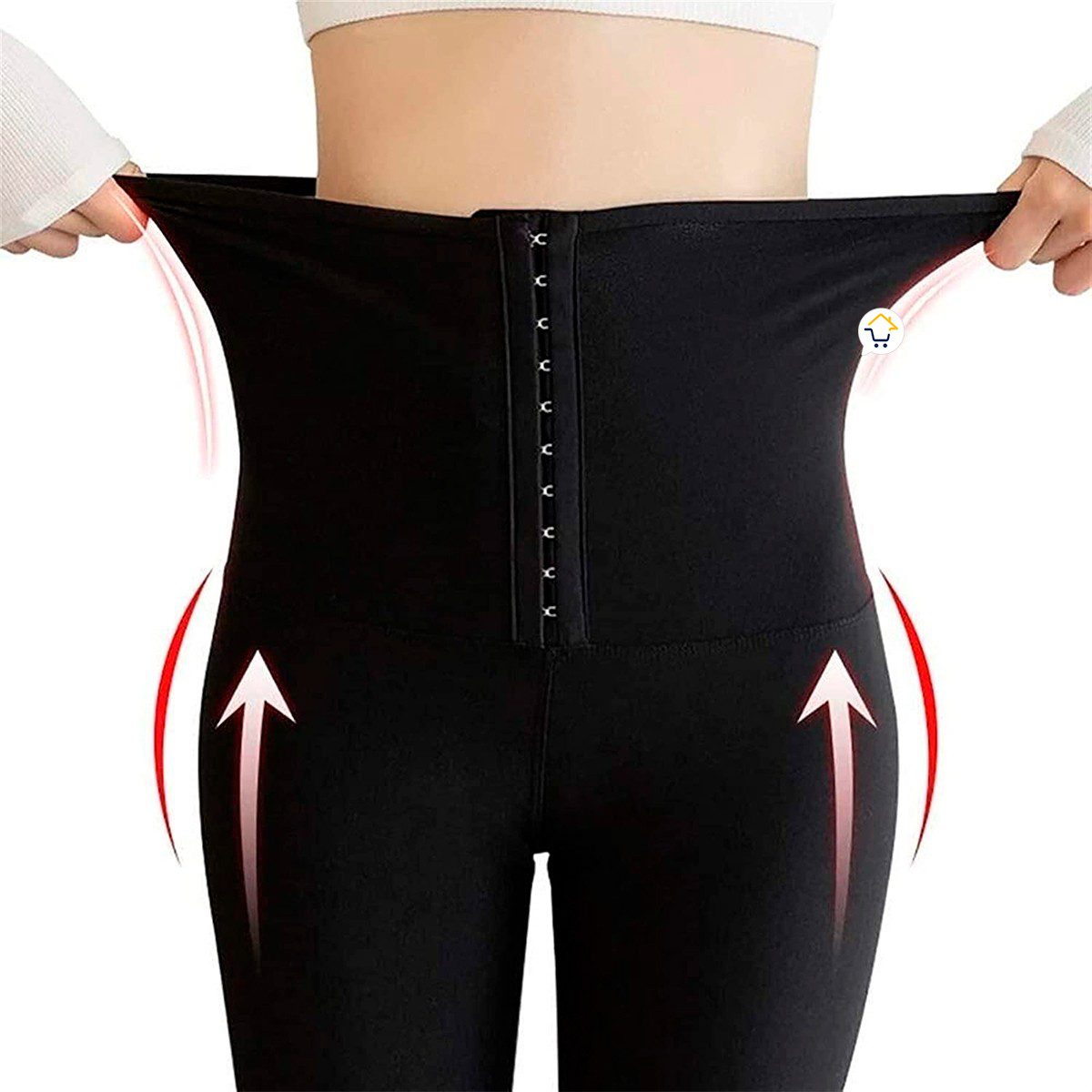 Pantalón Cinturilla Mujer Faja Broches Sauna Reductora Neopreno 22010