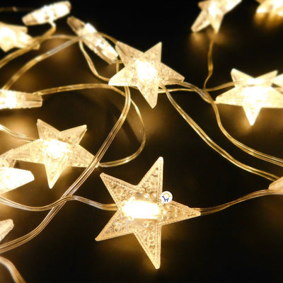 Extensión Luces Estrellas Micro Led Función Pila Cálido 320SC