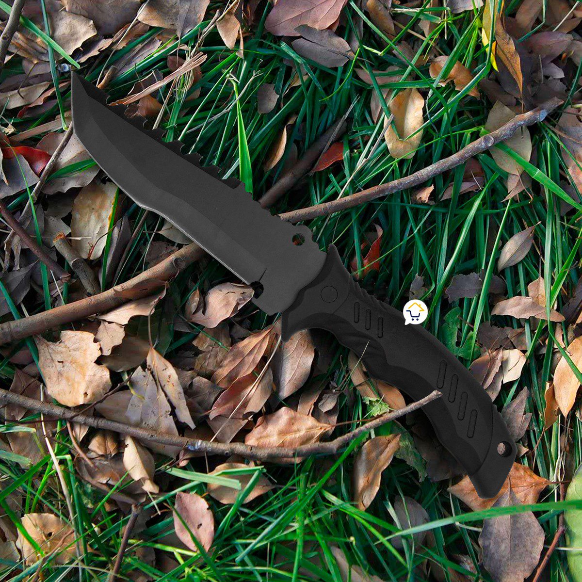 Cuchillo Táctico Lomo Recto Camping Supervivencia Pesca D042