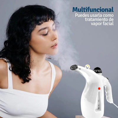 Vaporizador Ropa Y Tratamiento Facial 4 en 1 Plancha Vertical PLA1