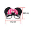 Set gafas X2 Ratona Accesorio Disfraz Halloween OD595