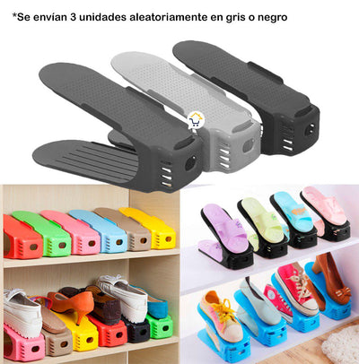Organizador de zapatos x3 Zapatero Acomodador Plástico ZAP3 – Cómpralo en  casa