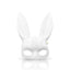 Mascara Conejo Blanco Mujer Sexy Media Cara Halloween Accesorio Disfraz PG395B