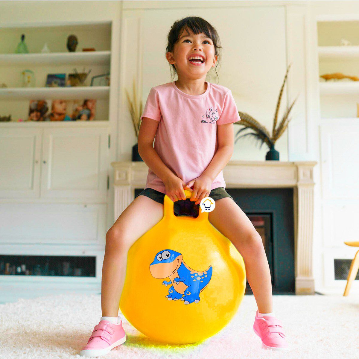 Niños Pelotas Saltarinas Con Agarradera Pelota Saltarina Kidz Time
