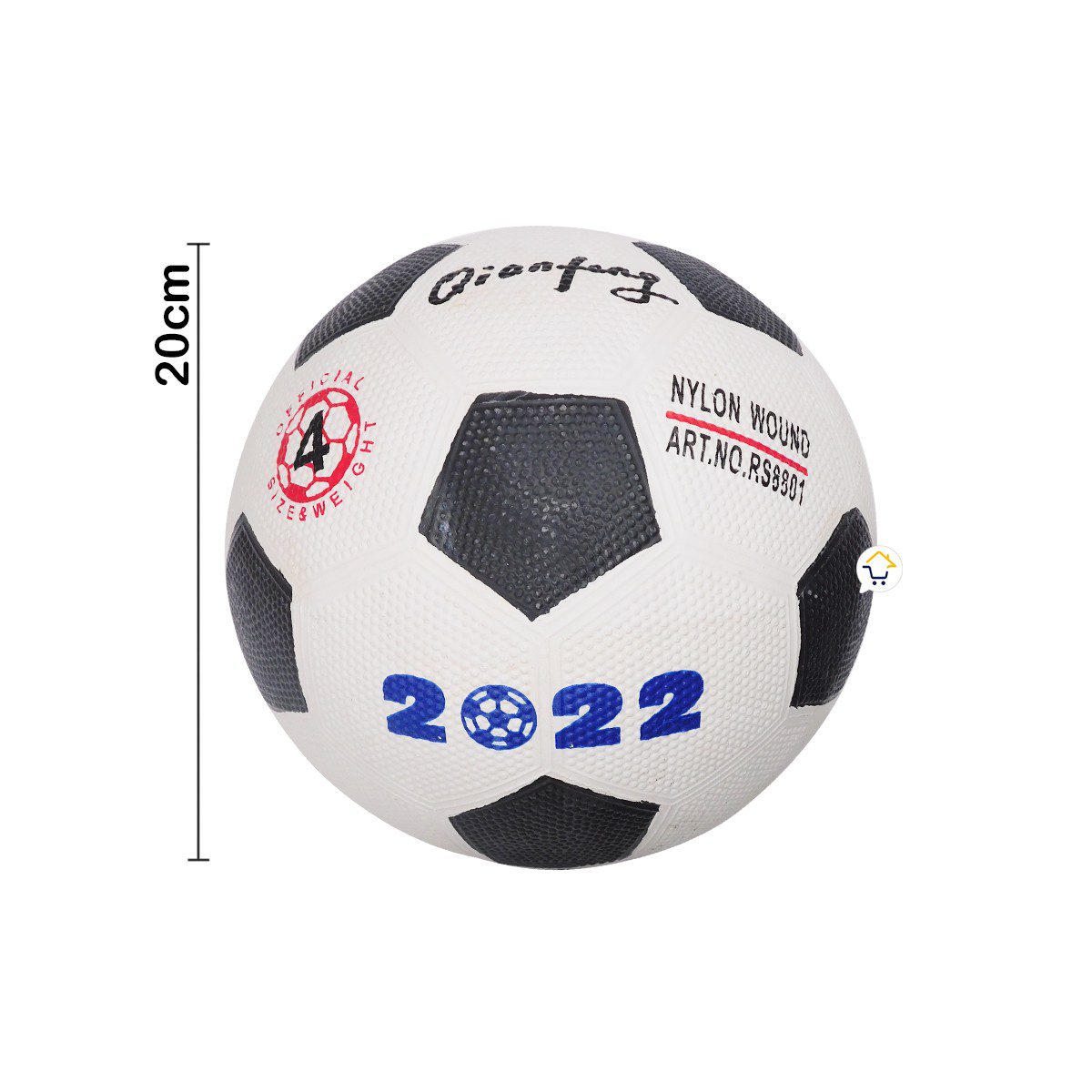 Balón Fútbol N°4 juguete Blanco Deporte Recreativo JS2202
