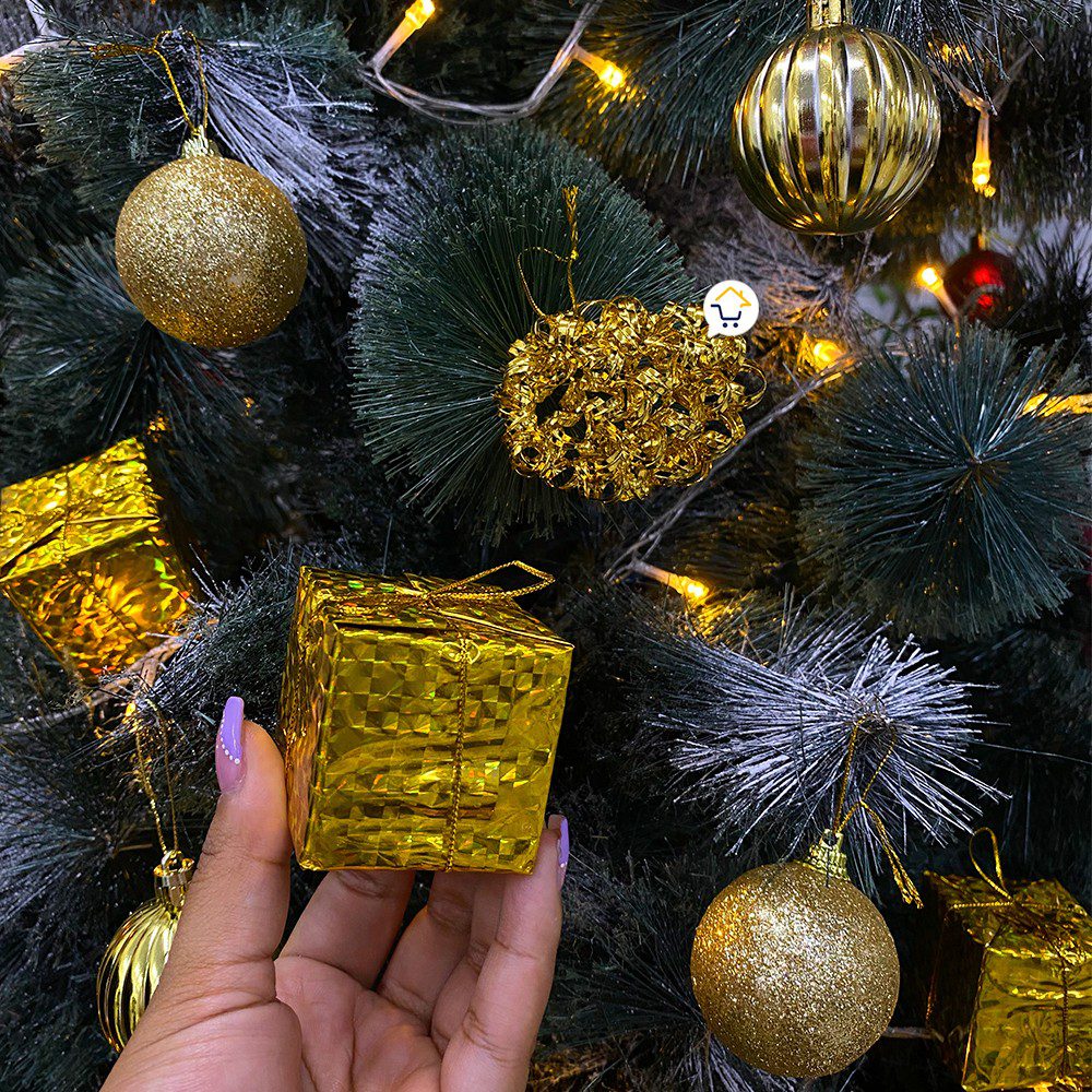 Bolas Navideñas x20 Esferas decorativas Árbol Navidad Decoración JHZJ21