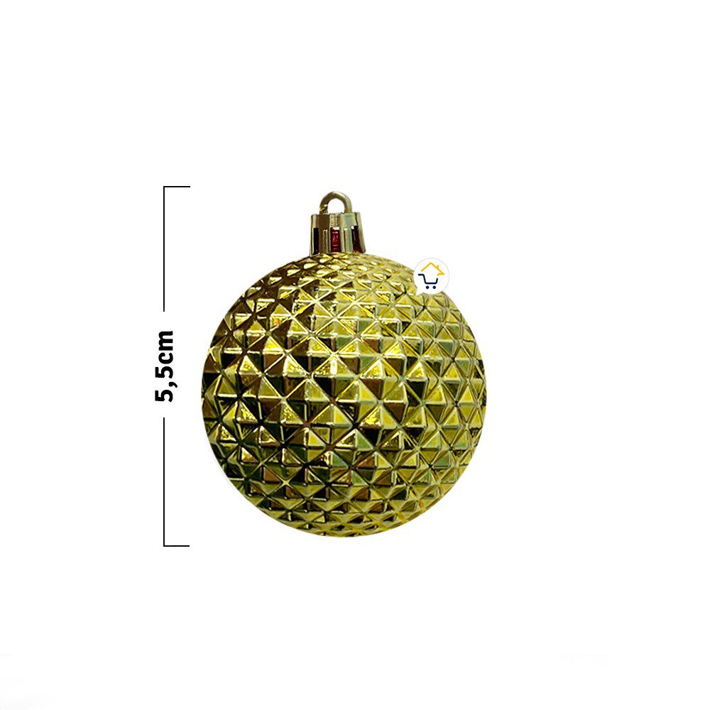 Bolas Navideñas X12 Esferas Decorativas Árbol Navidad JHZJ2110 ...