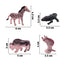 Figuras Animales Salvajes Set X8 Juguete Colección Didáctico Niños GM1911-123