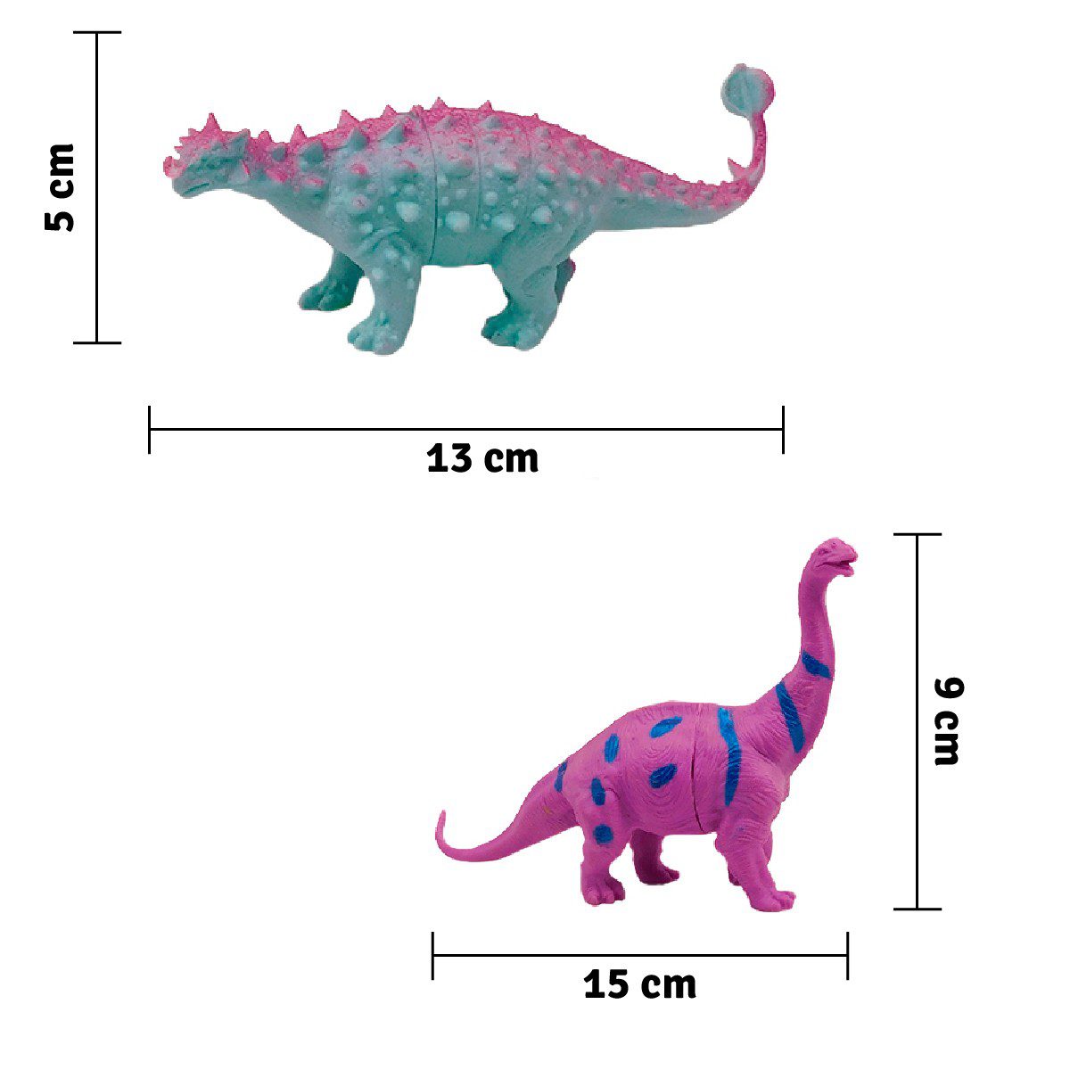 Figuras Dinosaurios X6 Juguete Didáctico Niños MG18954