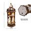 Farol Navideño Vintage Ramadán Pesebre Luz LED Vela ZF077D