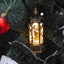 Farol Navideño Vintage Ramadán Pesebre Luz LED Vela ZF077D