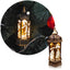 Farol Navideño Vintage Ramadán Pesebre Luz LED Vela ZF077D