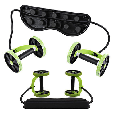 Rueda Rodillo GYM Xtreme Abdominal Banda Elástica Portatil Ejercicios Multifunción