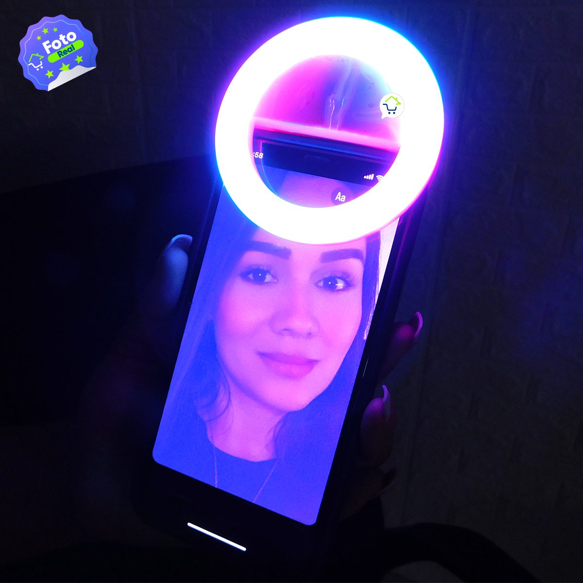 Mini Aro De Luz Led RGB Celular Portable Selfie RG01
