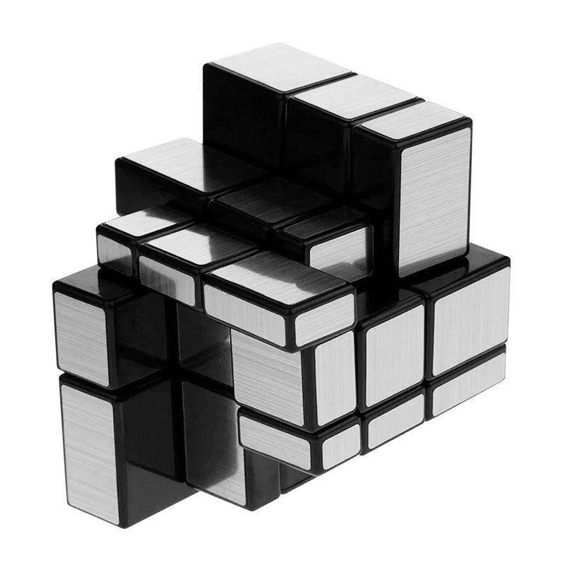 Cubo Rubik 3D Rompecabezas Mágico Cubo Rubik Mirror Plateado