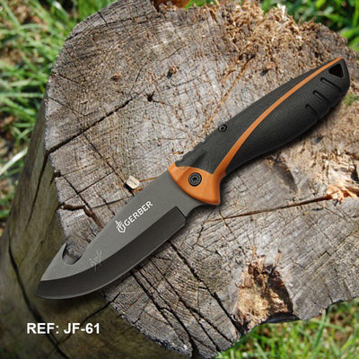 Cuchillo Supervivencia Táctico Camping Pesca Con Estuche RF JF-61