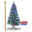 Árbol Navidad Fibra Óptica 150 cm 7 Colores Tupido T687150