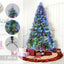Árbol Navidad Fibra Óptica 180 cm 7 Colores Tupido  T687180