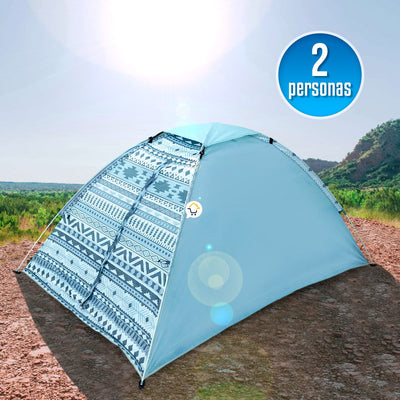 Carpa Camping Semi Impermeable 2 Personas DC1397