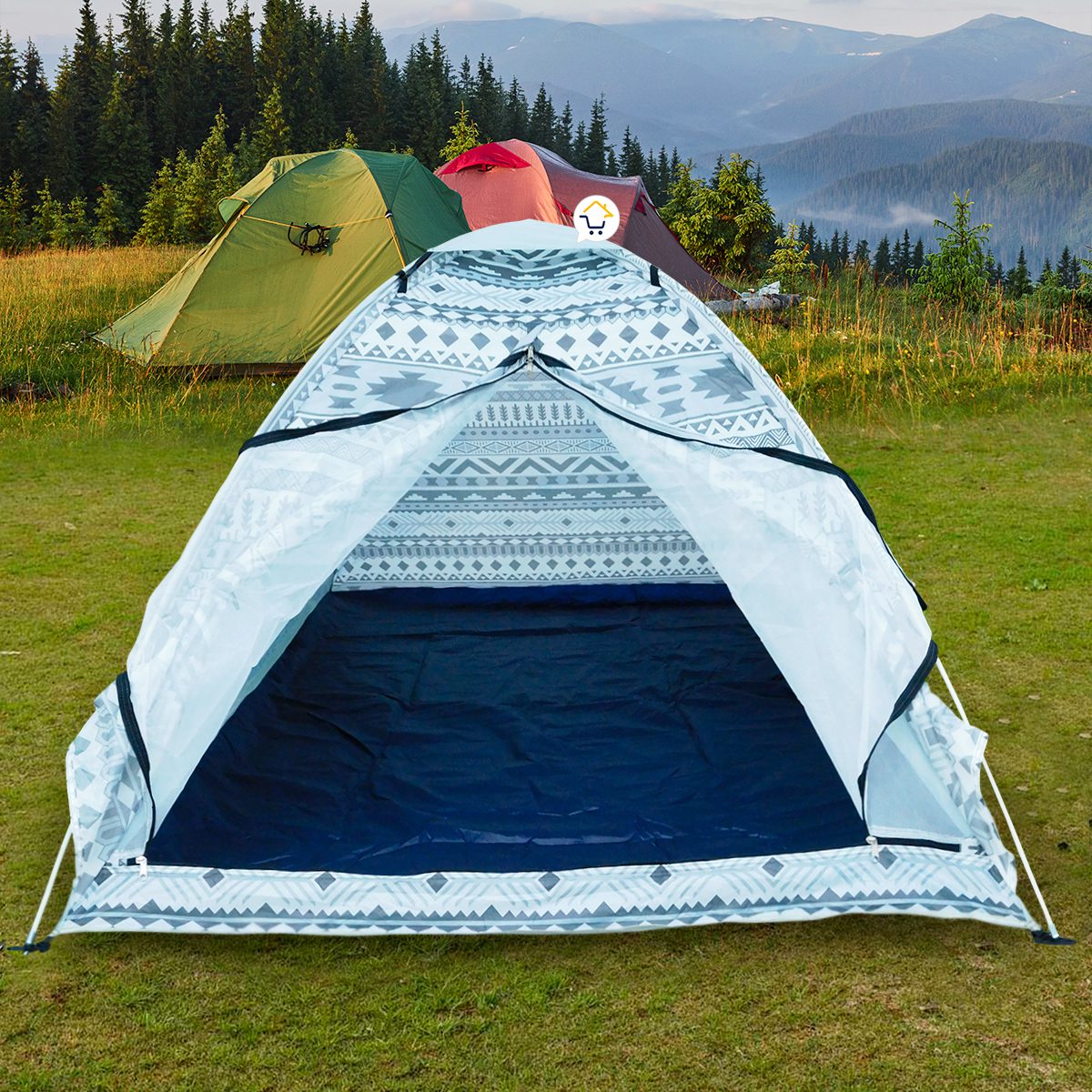 Carpa Camping Semi Impermeable 2 Personas DC1397