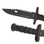 Cuchillo Táctico Camping Supervivencia Pesca + Estuche Plástico RF 1378A