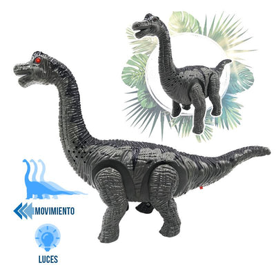 Dinosaurio Luces Sonidos Y Movimiento Brachiosaurus Juguete RF MDT1