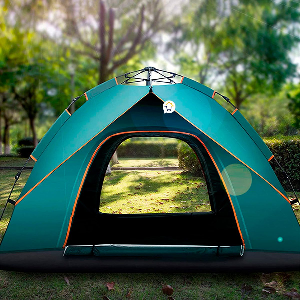 Carpa Camping 4 Personas Automática Arma En 1 Minuto Hd8105