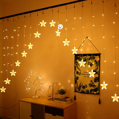 Luces Led Estrella X136 Luces 3m Navidad YG115AM