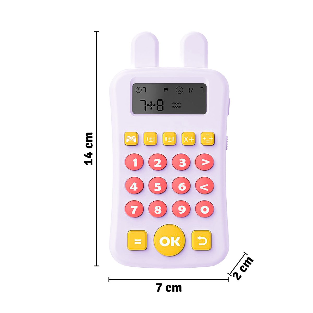 Mini Calculadora Educativa Aprendizaje Niños Juguete Infantil DJU159C