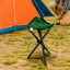 Silla Portátil Plegable Camping Cómoda Liviana Resistente MJ066